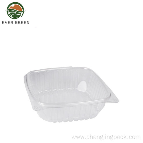 Disposable Take Out Clear Plastic Salad Clamshell Bowl